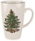 Spode XT8431-XP Christmas Tree Latte Mug, Stoneware, 651 milliliters, Multi, 22 Ounce