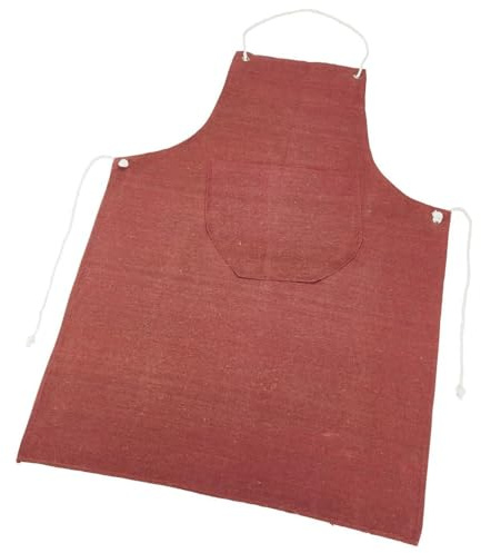 Segeltuchschürze, rot-braun