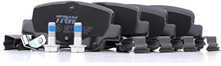 TRW GDB4175 Bremsbelagsatz 4-Teilig für Toyota Avensis Kombi (_T27_) 2008-2018 Hinterachse und Andere Fahrzeuge