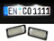 LED Kennzeichenbeleuchtung weiß 6000K für Audi A3 8P A4 B6 A6 4F Q7 TDL