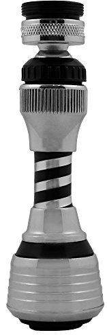 eyepower Wasserhahn Verlängerung Perlator Strahlregler 12 cm Flexischlauch