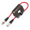 Male to Female XLR Mic Lead/Balanced Microphone/Mic Patch Cable / 7 Colours 0.5m Red