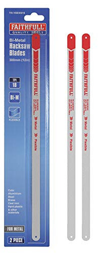 Faithfull FAIHSB30018 Hacksaw Blades 300mm x 18TPI (2)