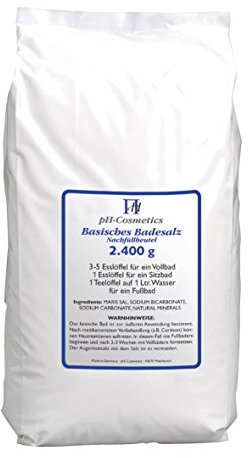 ph-cosmetics Basisches Badesalz Nachfüllpack 2400 g,