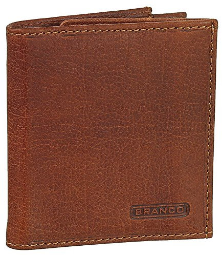 Porte-monnaie sportif en cuir avec pince dollar pour homme - Porte-monnaie avec pince à billets noir | brun | Cognac, cognac, Breite ca. 9 cm / Höhe ca. 10 cm / Tiefe ca. 1 cm