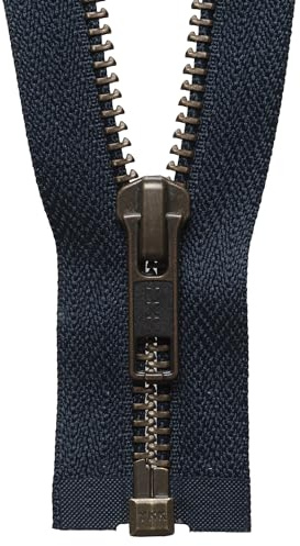 YKK Open Ended Zip, Blue, 71 cm Length