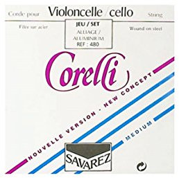 Corelli Cello-Saiten Satz Stahl 480