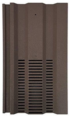 Roof Tile Vent for Marley Ludlow Plus/Redland 49 / Sandtoft Standard Pattern (Brown - Sanded)