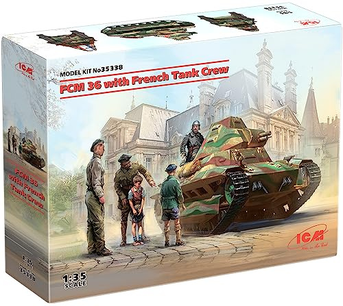 ICM Modell Panzer Fcm 36 mit French Tank Crew