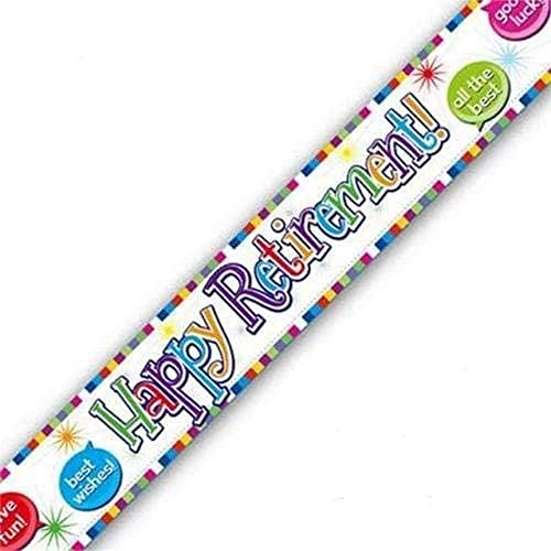 Banner Happy Retirement, 2,7 m