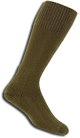 thorlos Mcb Max Cushion Over the Vitf Military Combat Boot Sock, Marrone coyote, X-Large