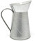 Vintage Style Decorative Tin Pitcher | Metal Artificial Flower Jug Vase | Shabby Chic Home Accessories