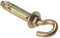 ForgeFix Masonry Anchors - Hook Bolts | M8 | Zinc Yellow Passivated | Bag 10