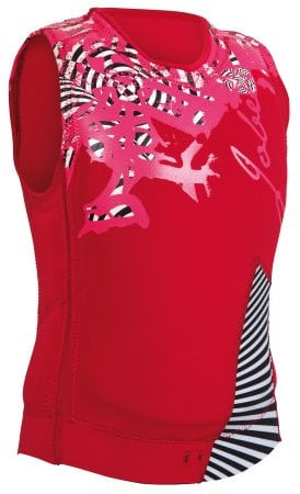 Jobe Quote Impact Shield Ladies red Schwimmweste Neoprenweste Wakeboardweste Prallweste-M