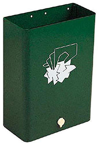 Btv Garage Bin 1 with Lock Green Steel