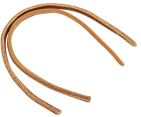 REMA 1 Paar Lederschnürsenkel Docksider - 3,0 mm dick - 2,0 mm breit von 20 cm - 180 cm (50 cm, Beige)