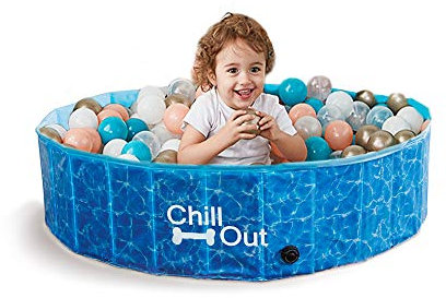 All for Paws 8001 Chill Out Splash and Fun Piscine pour Chien Taille Moyenne 120 cm