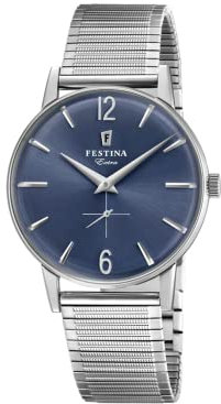 Festina Orologio Analogico Quarzo Uomo con Cinturino in Acciaio Inox F20250-3