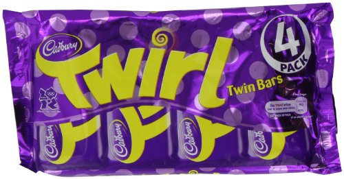 Cadbury Twirl 4 Bars (Pack of 6, Total 24 Bars) by Cadbury