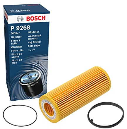 Bosch P9268 Car Oil Filter - Replacement Filter | Separates Soot and Metal Particles from Engine Oil - Provides Reliable Engine Lubrication