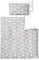 roba Kinderbettwäsche 100 x 135 cm Little Stars - Bettwäsche Set für Mädchen & Jungen - Decken & Kissenbezug aus Baumwolle für Babys & Kinder - Stern Motiv - Grau / Weiß