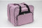 Over-Coverlock Tasche XL (rosa/weiß gepunktet) - 44 x 37 x 41 cm (B x H x T)