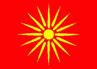 Flagge Fahne Mazedonien alt 90x150cm