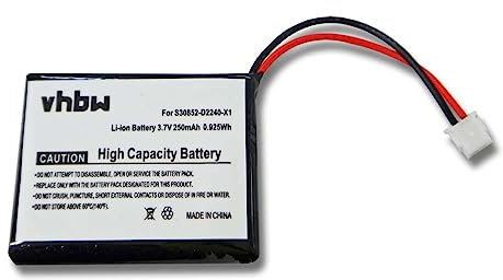 vhbw Akku kompatibel mit Gigaset L470 schnurlos Festnetz Telefon (250mAh, 3,7V, Li-Ion)
