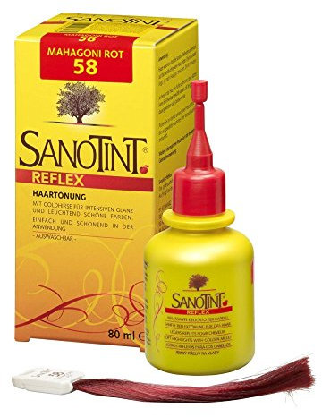 Sanotint - Reflex Haartönung Nr. 58 Mahagonirot - 1x 80 ml - mit Goldhirse und Kräuterextrakten