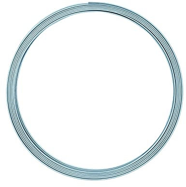 Vaessen Creative Filo di Ferro Modellabile Piatto da 5 m x 1 mm x 5 mm Ice Blue – Filo Flessibile per Creazioni Floreali, Realizzazione di Gioielli e Modellismo
