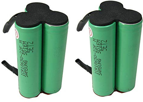 2X 10,8V / 2200mAh Li-Ion Akku kompatibel mit Würth Master 10.8, 0700 996 213, Bosch PMF 10.8 LI, PSM 10.8 LI