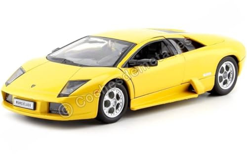Lamborghini Murcielago, gelb, Modellauto, Fertigmodell, Welly 1:24