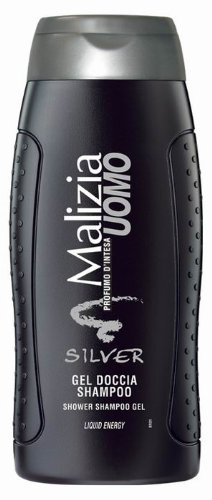 MALIZIA Uomo Silver – Shower Gel & Shampoo 250 ml Aloe Vera