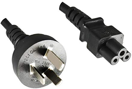 DINIC Stromkabel, Netzkabel für China Typ I auf C5, 0,75mm², 1,8m