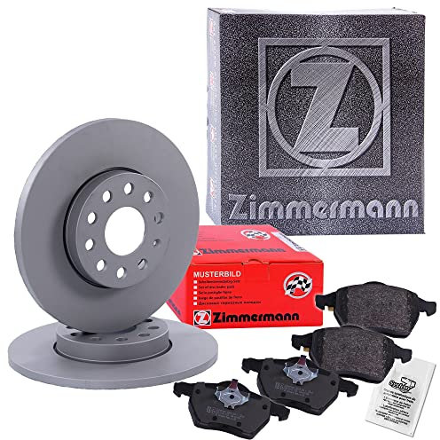 ZIMMERMANN Bremsenset Hinterachse inkl. Bremsscheiben Ø 245 mm Voll + Bremsbeläge hinten Kompatibel mit AUDI 100 C4 Avant (4A5), 100 C4 Stufenheck (4A2), A6 C4 (4A2), A6 C4 Avant (4A5)