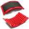 Sport-Thieme Therapie- u. Fitnessbogen | Multifunktionale Fitness-Wippe, Stepper, Balanceboard | Belastbar: 200 kg | Kunststoff, Anti-Rutsch-Matte | 71x49,5x14,5 cm | 3 kg | Rot-Schwarz