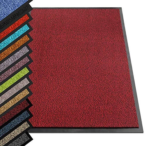 etm Dirt Trapper Door Mat XL Large Entrance Mat SKY (Red/Mottled, 200 x 600 cm) Indoor & Outdoor Doormat, Washable Door Mat Non-Slip Backing Super Absorbent Floor Mat Entrance Rug Barrier Mat