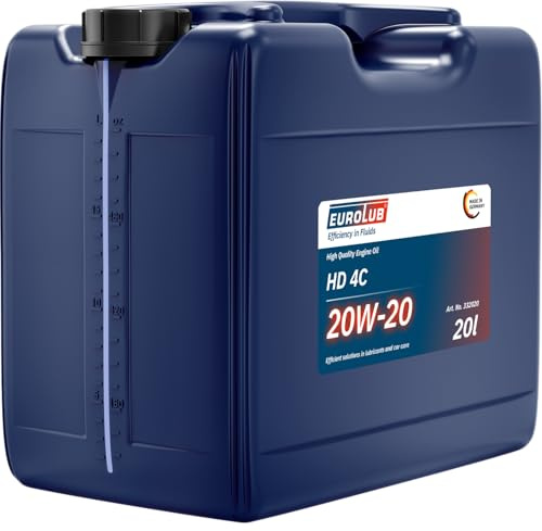 EUROLUB 332020 HD 4C SAE 20W-20 Motoröl, 20 Liter