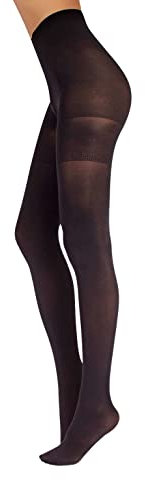 CALZITALY COLLANTS ANTI CELLULITE, SCULPTANTS, OPAQUES | COLLANTS SHAPER | S, M, L, XL | 70 DEN | NOIR, NATUREL | BONNETERIE ITALIENNE | (M, Noir)