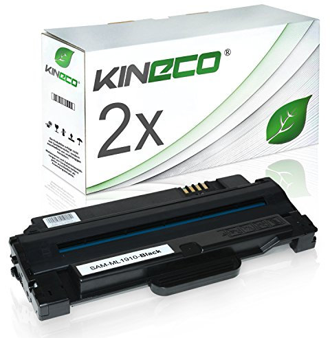 2 Toner kompatibel mit Samsung ML-1910 ML-2525W SF-650 ML-1915DSP ML-2581ND SCX-4600FN SCX-4623FN FW - MLT-D1052L/ELS - Schwarz je 3.000 Seiten
