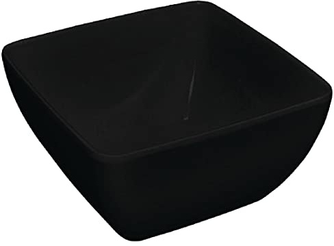 Olympia Kristallon Curved Melamine Bowl, Black, 280mm | Shatterproof durability resists chipping, whilst a lightweight, stackable design simplifies cleanup in busy venues.