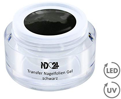 Transfer Nagelfolien Gel Schwarz