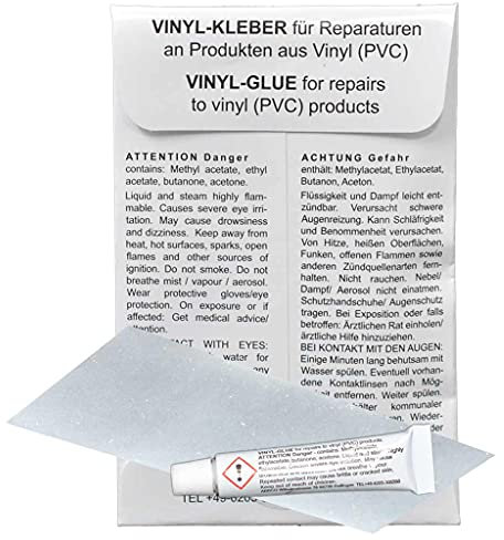 BetterSleepWell Flickset für Wasserbetten Vinyl-Kelber Reperatur-Set für Wassermatratzen