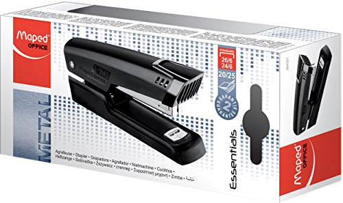 Maped Office Essentials Half Strip Metal Stapler (20 sheets)