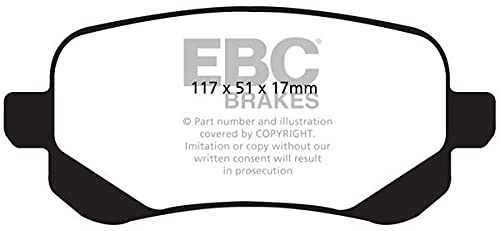 EBC Brakes DP61840 Brake Pads, Green