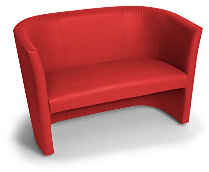 moebel-eins Charly Duo Cocktailsessel Polstersessel Sessel Polsterstuhl Stuhl in rot, rot