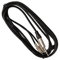 chord Classic 6.3mm Mono Jack to 2 RCA Lead 3.0m