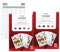 Ludomax Senioren Rommé, Canasta, Bridge Spielkarten Ass Zweierpaket Block