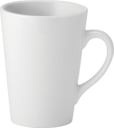 Latte/Cappucinno/Tea/Coffee Mug Cup 12oz(34cl) (Box of 6) - Great Value Pure White Crockery for Your Home