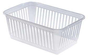 30cm Clear Plastic Handy Basket Storage Basket - Set Of 6